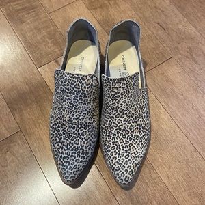 Chinese Laundry leopard booties